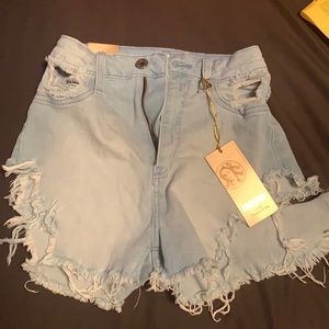 High waist shorts